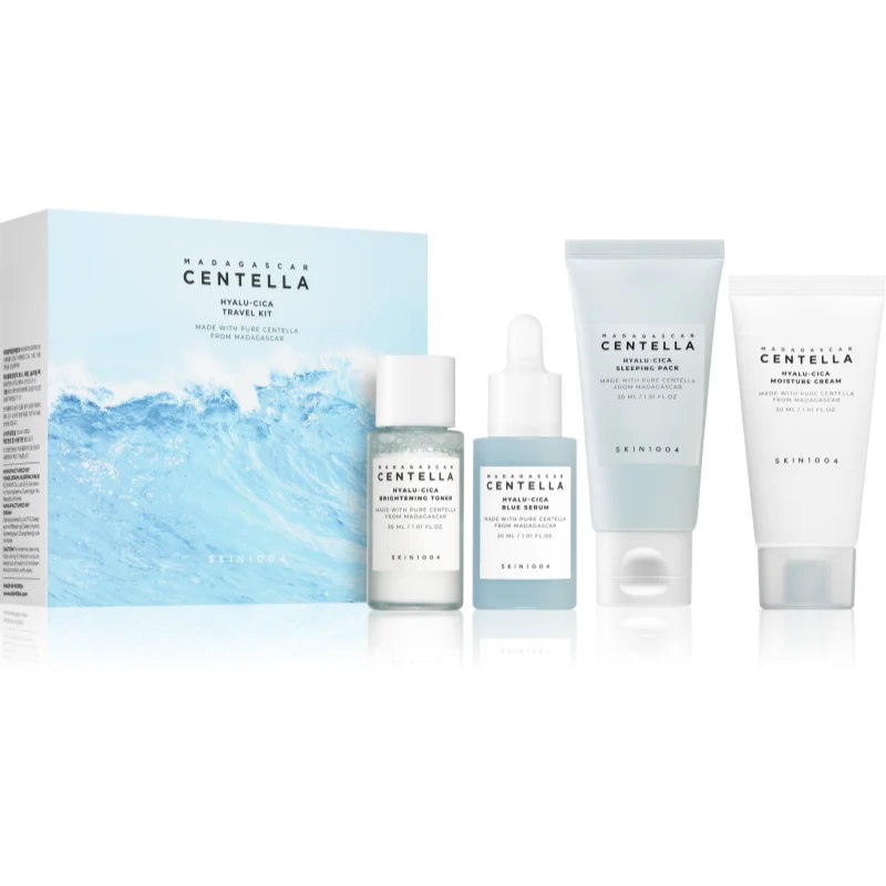 SKIN1004 Madagascar Centella Hyalu-Cica Travel Kit комплект за пътуване за интензивна хидратация - Комплект - Сравни цени от 1 магазин с безплатна доставка