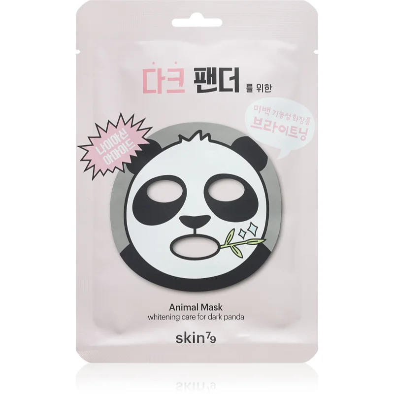 Skin79 Animal For Dark Panda озаряваща платнена маска