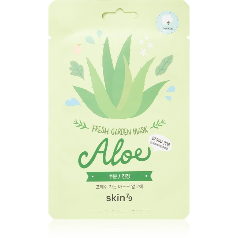 Skin79 Skin79 Fresh Garden Aloe успокояваща платнена маска с алое вера - Унисекс парфюм 23мл - Сравни цени от 1 магазин с безплатна доставка