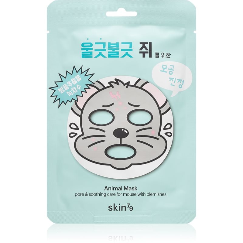 Skin79 Animal For Mouse With Blemishes платнена маска за проблемна кожа, акне - Грижа за лице - Сравни цени от 1 магазин с безплатна доставка