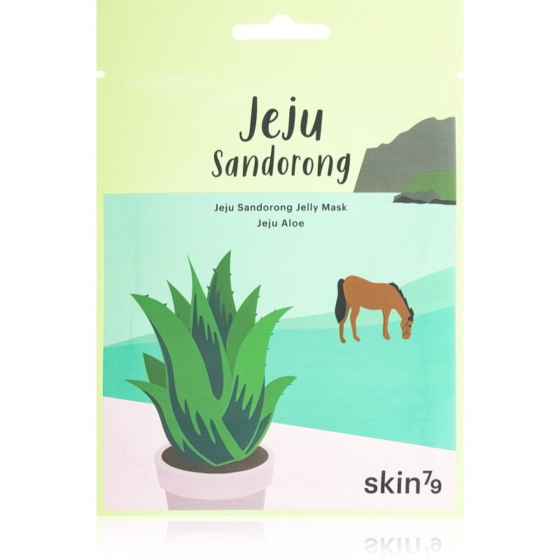 Skin79 Jeju Sandorong Jeju Aloe успокояваща платнена маска с хидратиращ ефект - Грижа за лице - Сравни цени от 1 магазин с безплатна доставка