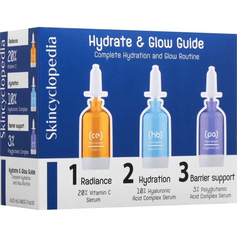 Skincyclopedia Hydrate & Glow Guide комплект за интензивна хидратация - Комплект - Сравни цени от 1 магазин с безплатна доставка