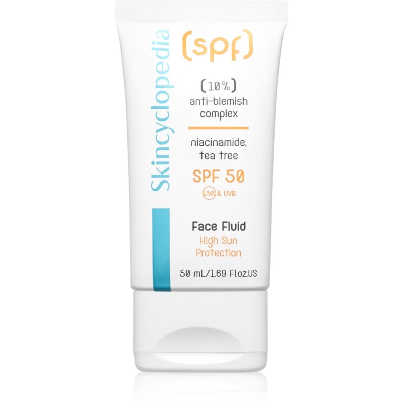 Skincyclopedia Skincyclopedia Anti-Blemish защитен флуид против пигментни петна SPF 50 - Унисекс парфюм 50мл - Сравни цени от 1 магазин с безплатна доставка