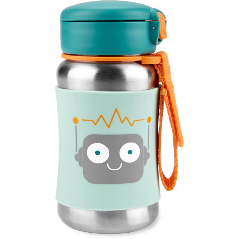 Skip Hop Spark Style Straw Bottle неръждаема бутилка за вода със сламка - За деца - Сравни цени от 1 магазин с безплатна доставка