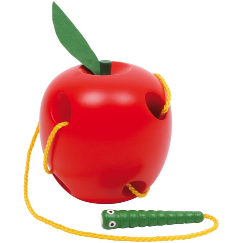 Small foot Threading Game Apple and Worm играчка за подреждане от дърво 3 y+ - За деца - Сравни цени от 1 магазин с безплатна доставка