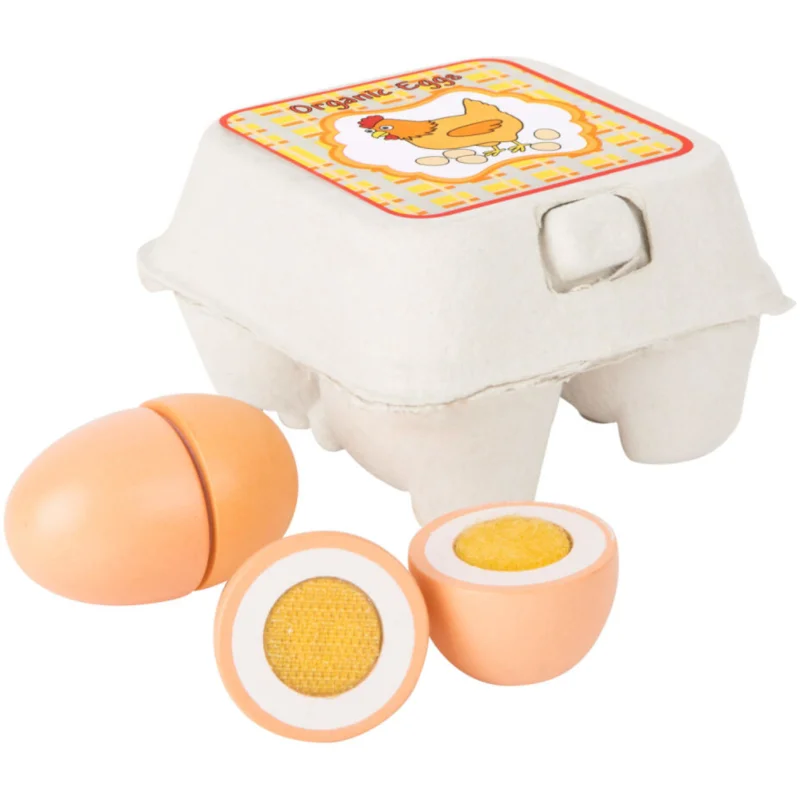 Small foot Wooden Eggs играчка за подреждане от дърво 3 y+ - За деца - Сравни цени от 1 магазин с безплатна доставка