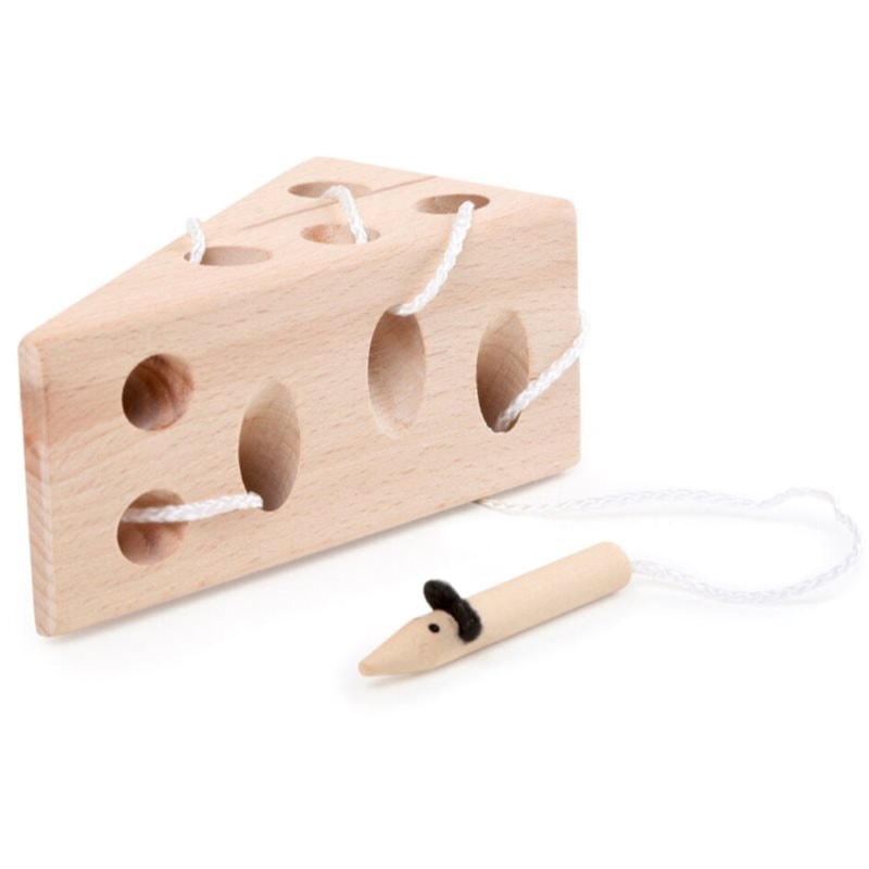 Small foot Threading Game Cheese and Mouse играчка за подреждане от дърво 3 y+ - За деца - Сравни цени от 1 магазин с безплатна доставка