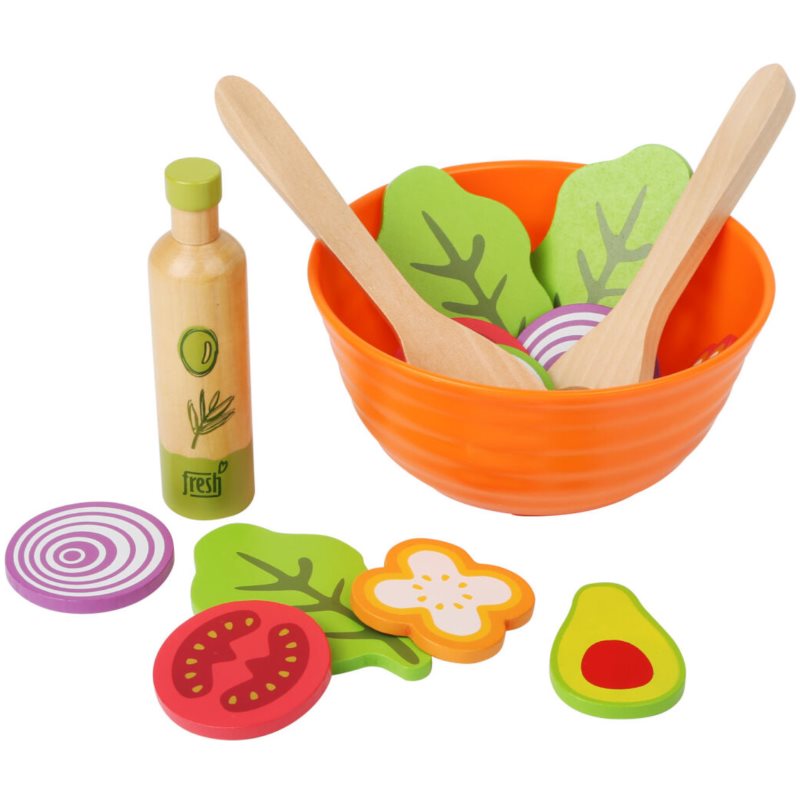 Small foot Wooden Salad Making Set комплект играчки от дърво 2 y+ - За деца - Сравни цени от 1 магазин с безплатна доставка