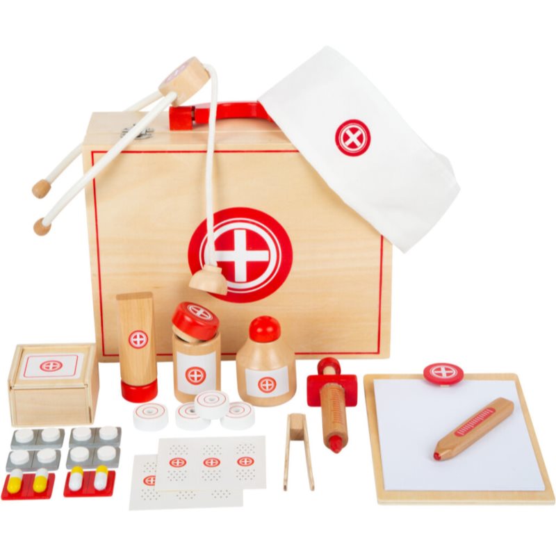 Small foot Wooden Doctor’s Kit комплект играчки от дърво 3 y+ - За деца - Сравни цени от 1 магазин с безплатна доставка