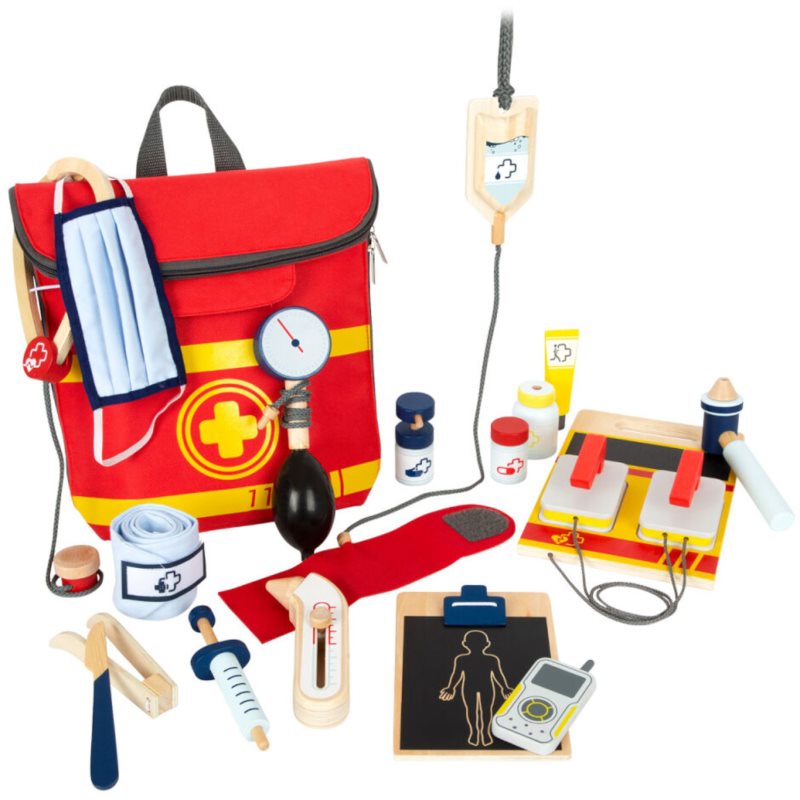 Small foot Wooden Doctor’s Kit комплект играчки от дърво 3 y+ - За деца - Сравни цени от 1 магазин с безплатна доставка