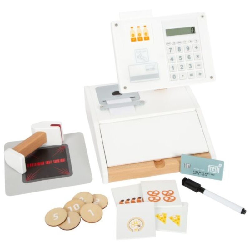 Small foot Wooden Toy Cash Register Fresh играчка от дърво 3 y+ - За деца - Сравни цени от 1 магазин с безплатна доставка
