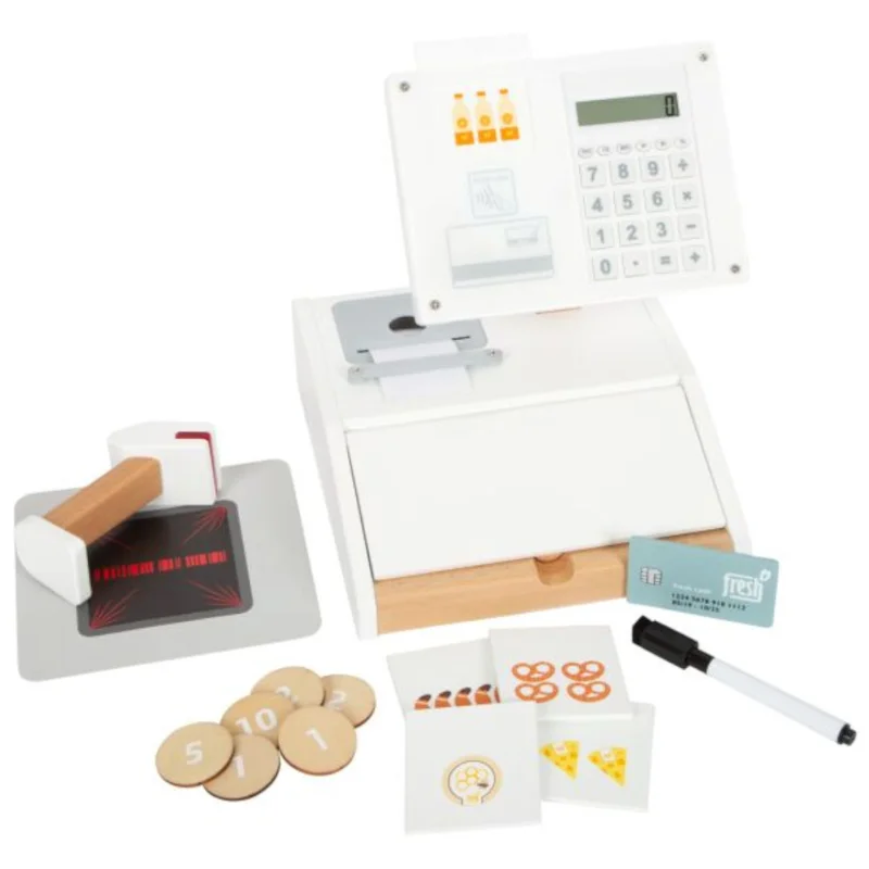 Small foot Wooden Toy Cash Register Fresh играчка от дърво 3 y+ - За деца - Сравни цени от 1 магазин с безплатна доставка