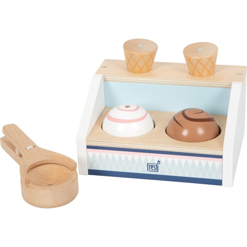 Small foot Wooden Ice Cream Stand Fresh комплект играчки за деца 3 y+ - Комплект - Сравни цени от 1 магазин с безплатна доставка