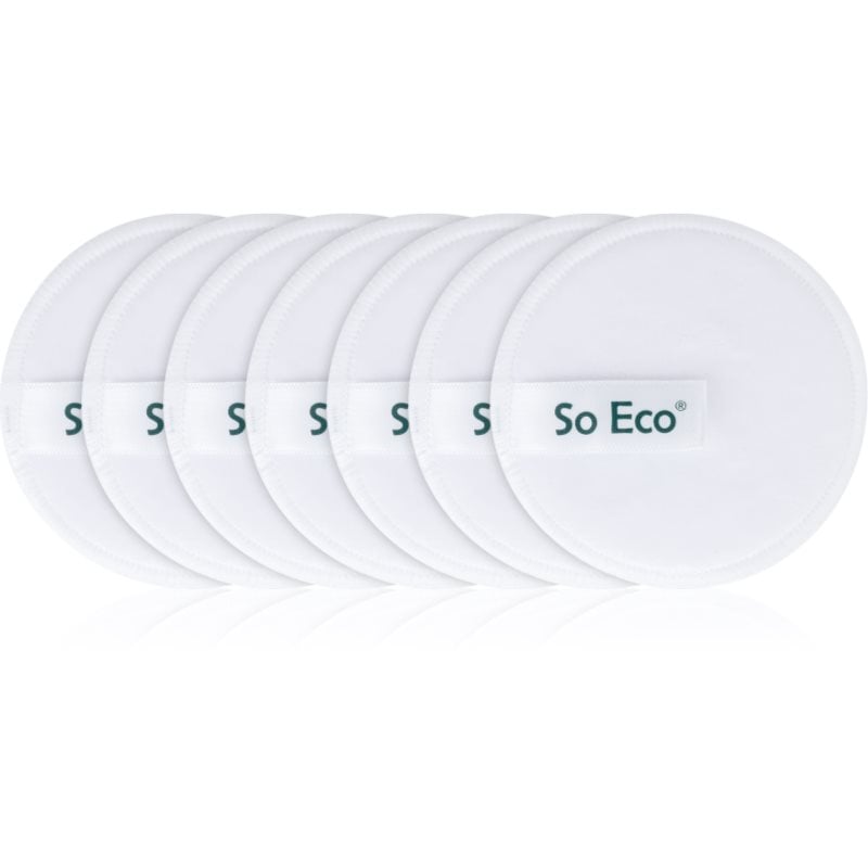 So Eco Reusable Microfibre Cleansing Pads тампони за почистване на грим