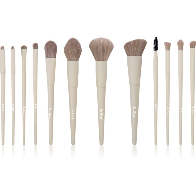 So Eco Flawless 12 Piece Brush Set Complexion Sponge комплект четки - Комплект - Сравни цени от 1 магазин с безплатна доставка
