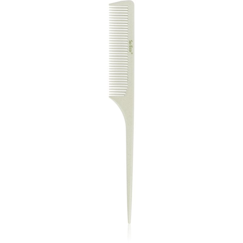 So Eco Biodegradable Tail Comb гребен, подлежащ на компостиране за стайлинг и обем