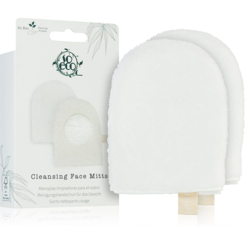 So Eco Cleansing Face Mitts ръкавици за почистване на грим - Грижа за лице - Сравни цени от 1 магазин с безплатна доставка