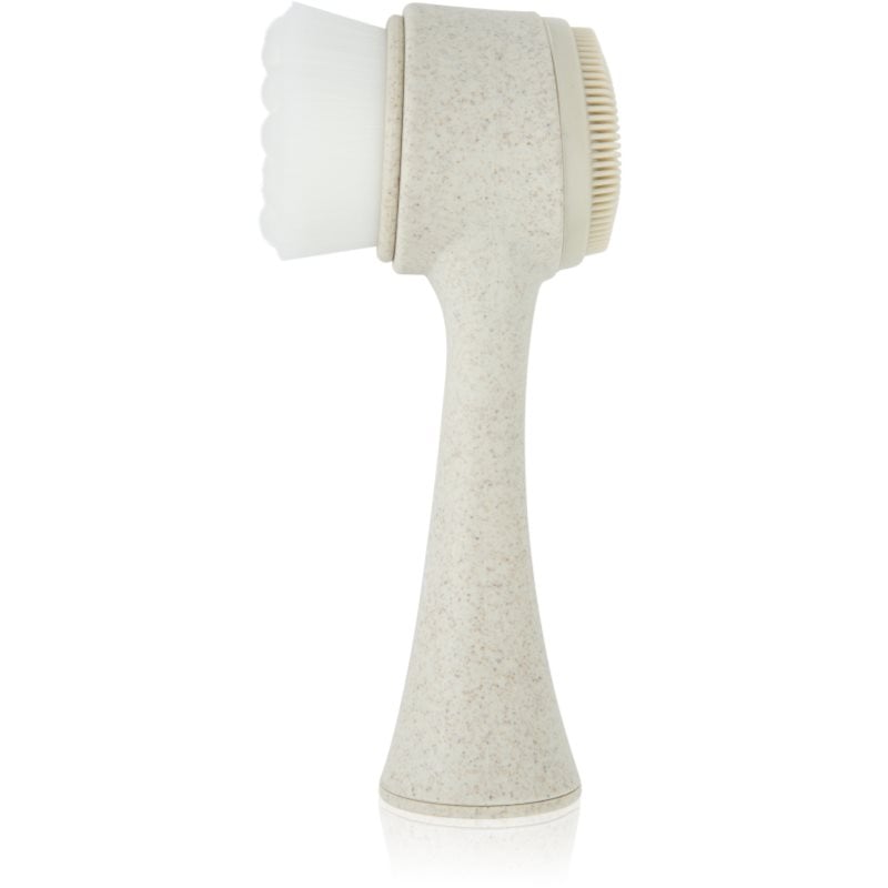 So Eco Facial Cleansing Brush двустранна почистваща четка за лице с дръжка, подлежаща на компостиране