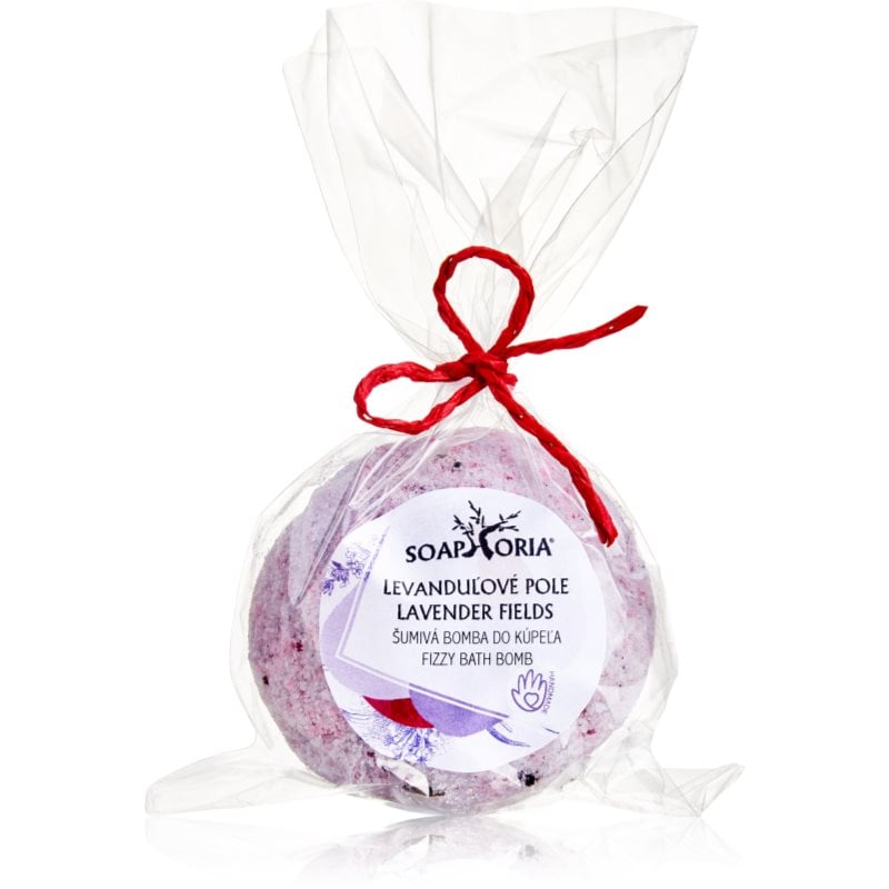 Soaphoria Lavender Fields Fizzy Bath Bomb бластер за вана с регенериращ ефект
