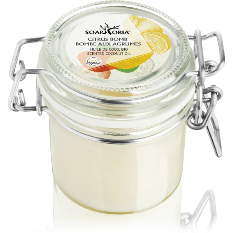 Soaphoria Citrus Bomb Scented Coconut Oil био кокосово масло за лице и тяло - Грижа за лице - Сравни цени от 1 магазин с безплатна доставка