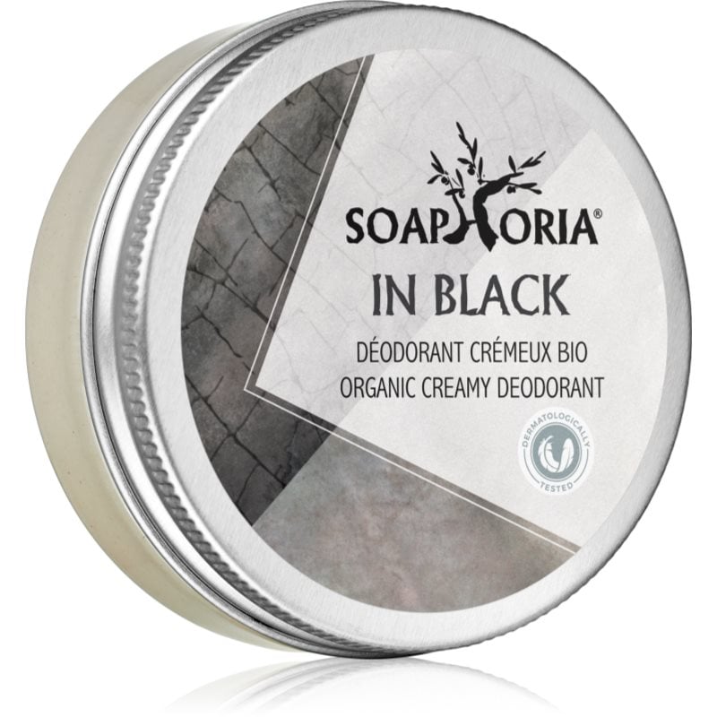 Soaphoria In Black Organic Creamy Deodorant мъжки органичен кремообразен дезодорант