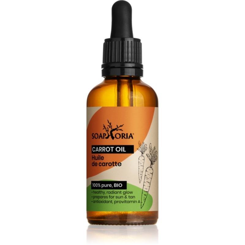 Soaphoria Organic Carrot Oil подхранващо олио с морков за лице, тяло и коса