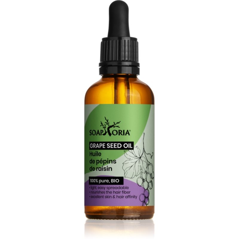 Soaphoria Organic Grape Seed Oil олио от грозде за стягане на кожата - Грижа за лице - Сравни цени от 1 магазин с безплатна доставка