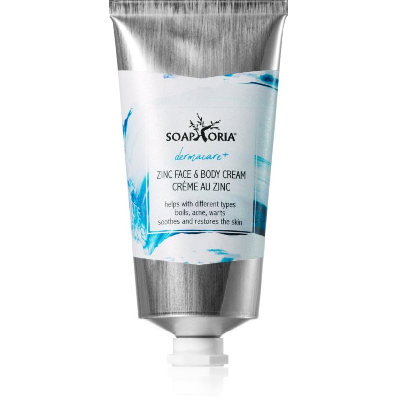 Soaphoria Dermacare+ Zinc регенериращ крем за тяло и лице - Грижа за тяло - Сравни цени от 1 магазин с безплатна доставка