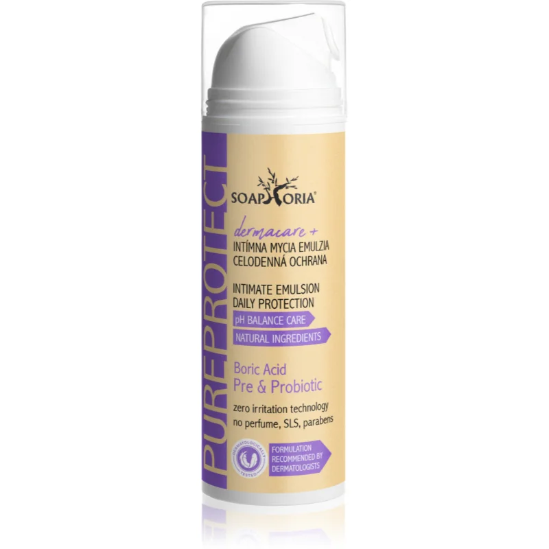 Soaphoria Dermacare+ Pureprotect емулсия за интимна хигиена