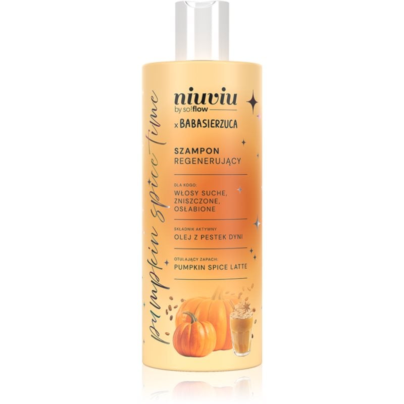 so!flow Pumpkin Time Regenerating Shampoo регенериращ шампоан за суха и изтощена коса