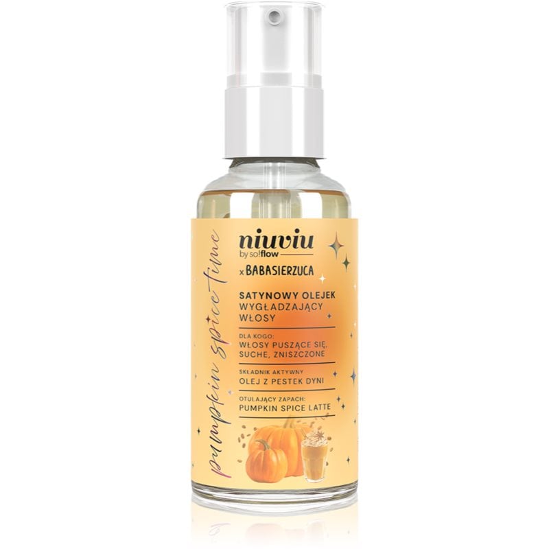 so!flow Pumpkin Time Hair Smoothing Oil регенериращо масло за коса
