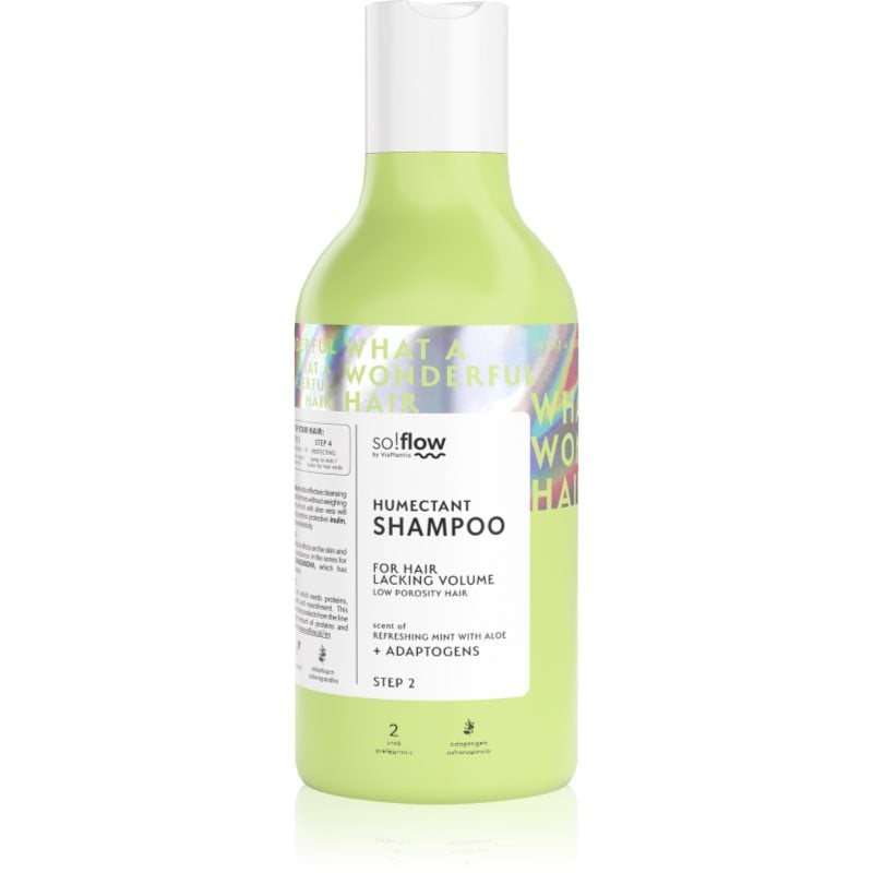 so!flow Low Porosity Hair Humectant Shampoo почистващ шампоан за коса без обем