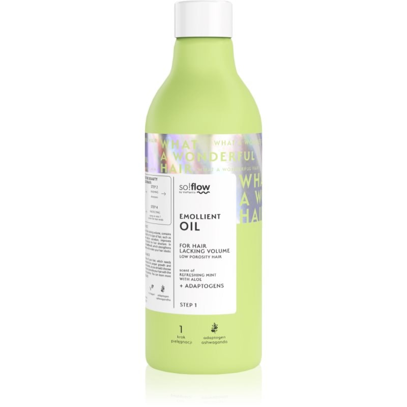 so!flow Low Porosity Hair Emollient Oil регенериращо масло за коса - Грижа за коса - Сравни цени от 1 магазин с безплатна доставка