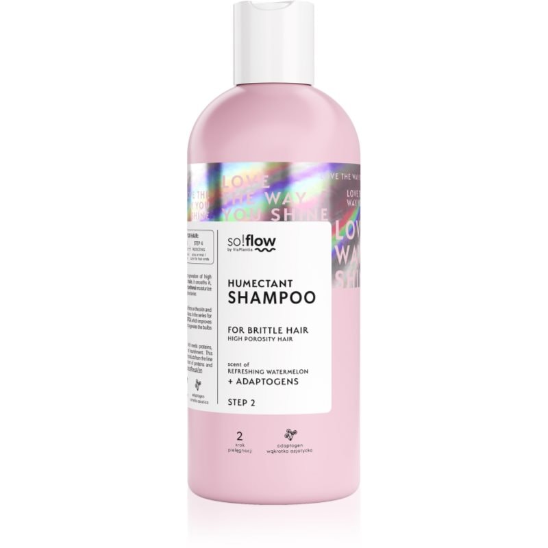 so!flow so!flow High Porosity Hair Humectant Shampoo шампоан за крехка и стресирана коса - Унисекс парфюм 400мл - Сравни цени от 1 магазин с безплатна доставка