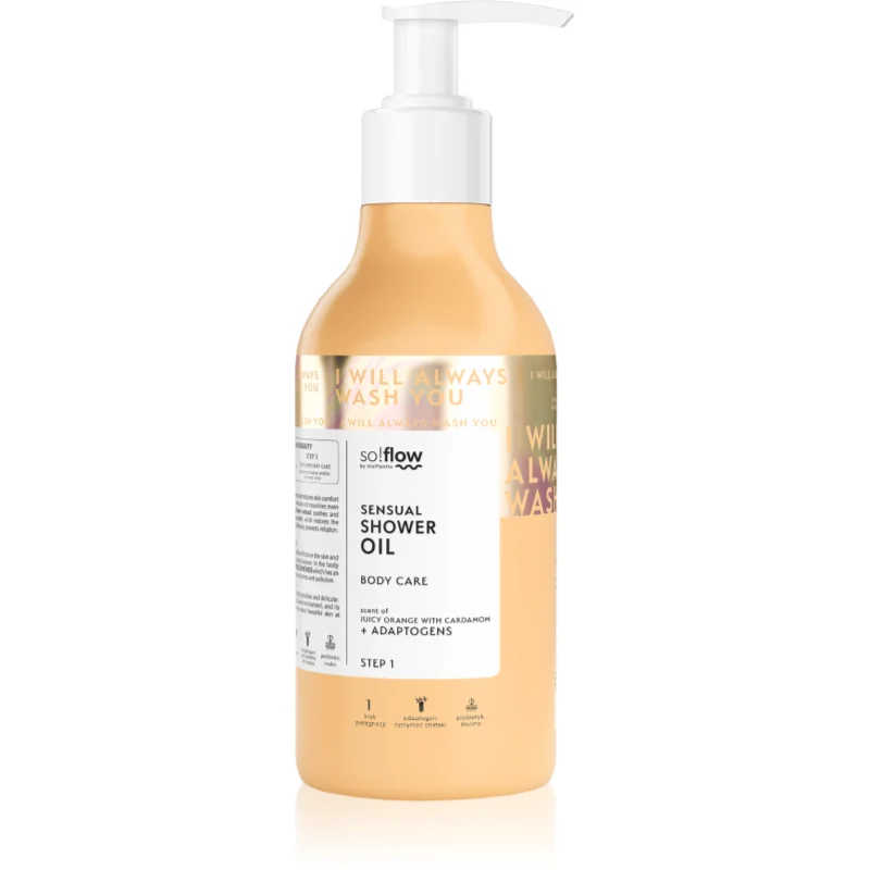 so!flow Sensual Shower Oil душ масло за суха кожа Orange with Cardamom