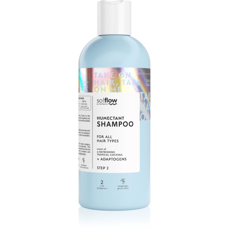 so!flow so!flow Humectant Shampoo for All Hair Types хидратиращ шампоан за всички видове коса - Унисекс парфюм 400мл - Сравни цени от 1 магазин с безплатна доставка