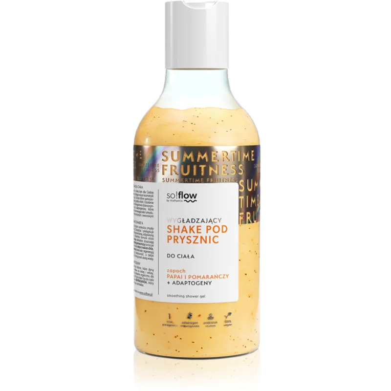 so!flow Smoothing Shower Shake душ гел за всички видове кожа Papaya & Orange - Грижа за тяло - Сравни цени от 1 магазин с безплатна доставка