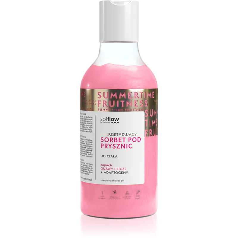so!flow Energizing Shower Sorbet хидратиращо сорбе за тяло под душа Guava, Lychee