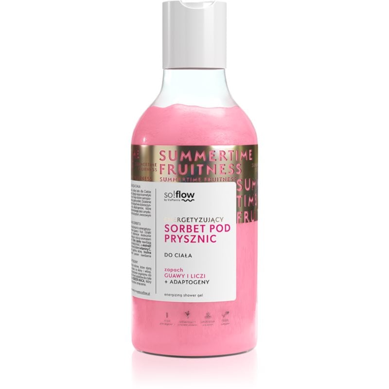 so!flow Energizing Shower Sorbet хидратиращо сорбе за тяло под душа Guava, Lychee