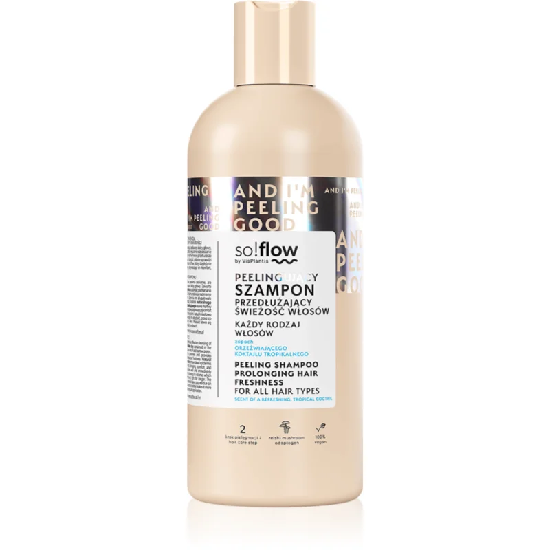 so!flow Peeling Shampoo Prolonging Hair Freshness шампоан-скраб за мазна кожа на скалпа