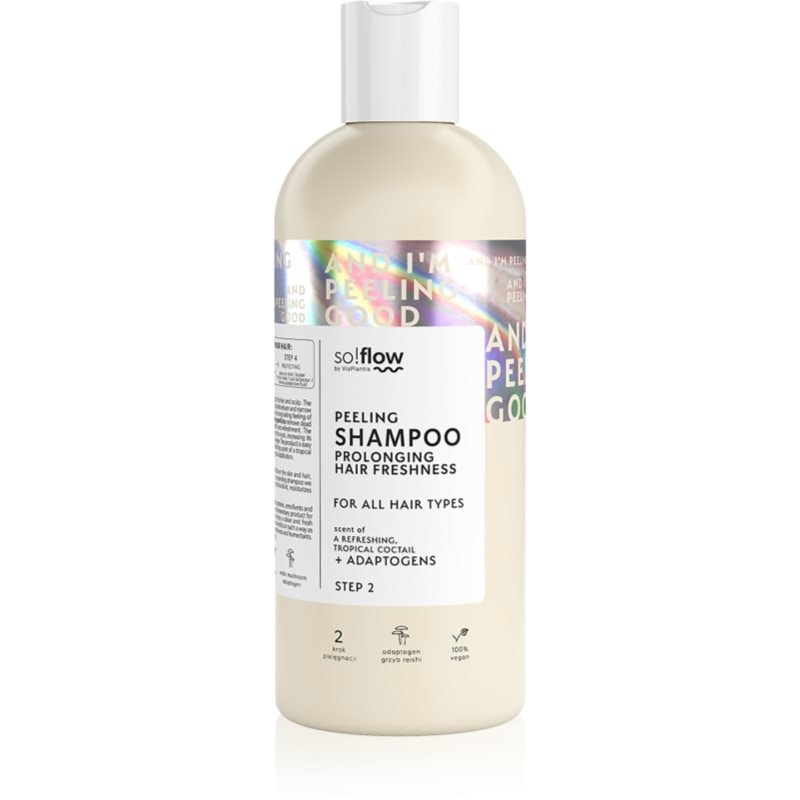 so!flow Peeling Shampoo Prolonging Hair Freshness шампоан-скраб за мазна кожа на скалпа - Грижа за коса - Сравни цени от 1 магазин с безплатна доставка