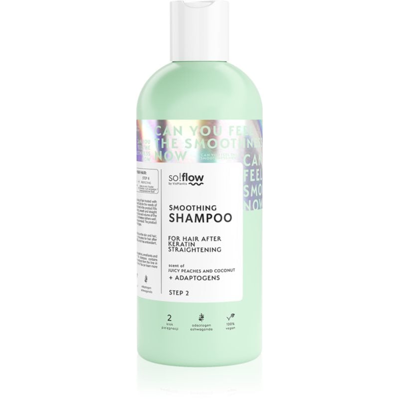so!flow After Keratin Straightening Smoothing Shampoo изглаждащ шампоан