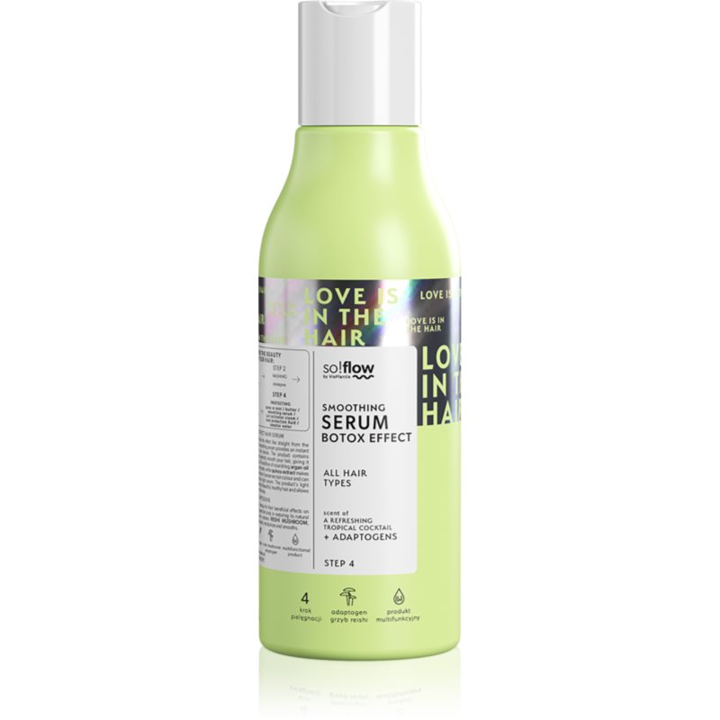 so!flow so!flow Smoothing Serum Botox Effect изглаждащ серум за всички видове коса - Унисекс парфюм 150мл - Сравни цени от 1 магазин с безплатна доставка