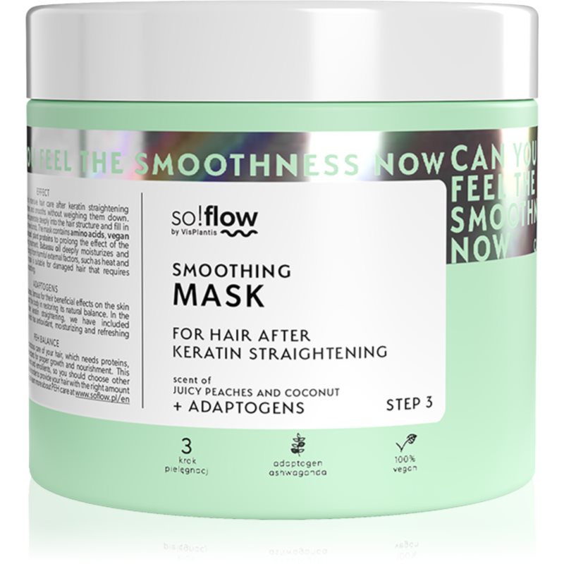 so!flow so!flow After Keratin Straightening Smoothing Mask маска за коса - Унисекс парфюм 200мл - Сравни цени от 1 магазин с безплатна доставка