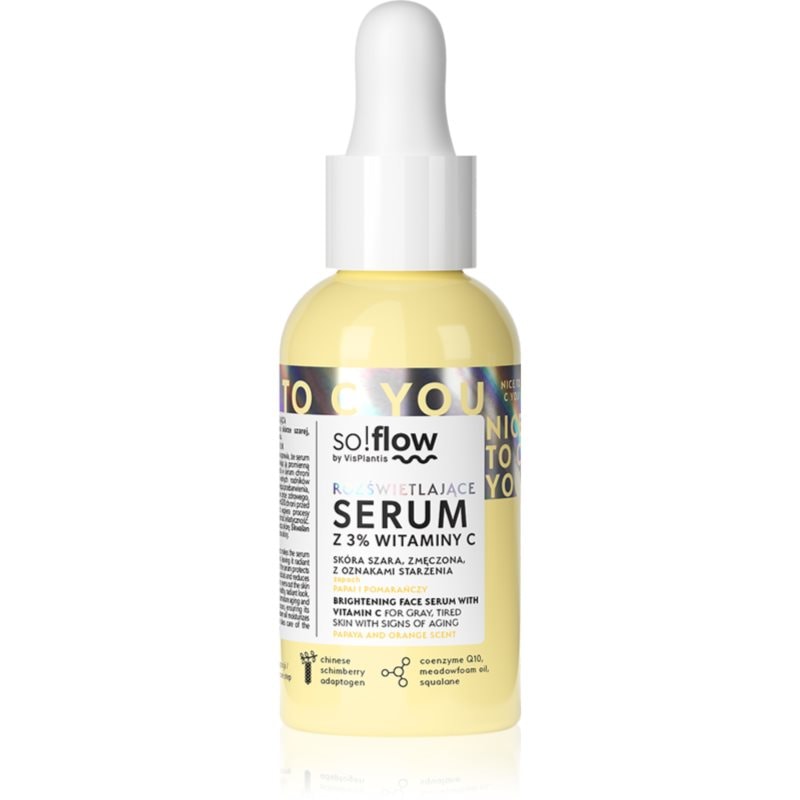 so!flow Brightening Face Serum With Vitamin C озаряващ серум с витамин С - Грижа за лице - Сравни цени от 1 магазин с безплатна доставка