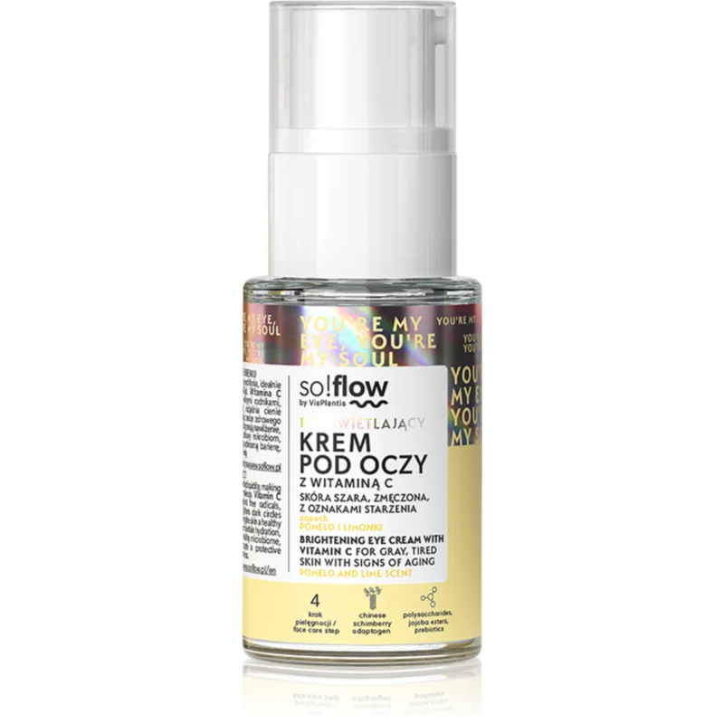 so!flow Brightening Eye Cream With Vitamin C детоксикиращ и озаряващ крем за околоочната зона с витамин С