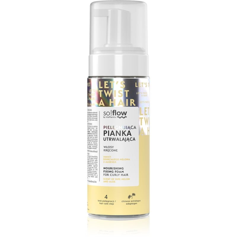 so!flow Curly Hair Nourishing Fixing Foam пяна за къдрава коса - Грижа за коса - Сравни цени от 1 магазин с безплатна доставка