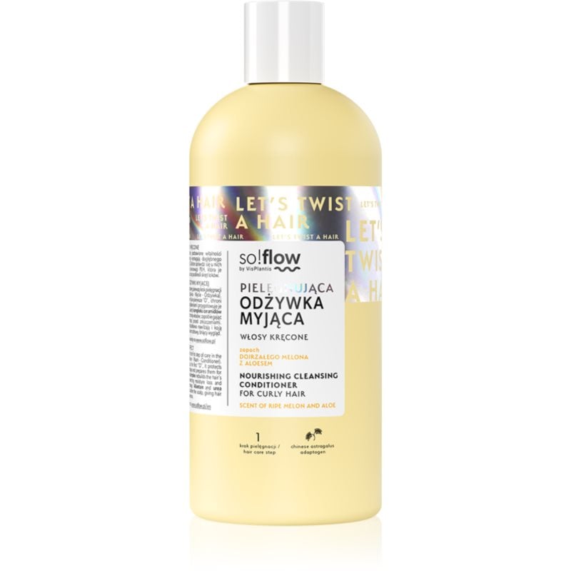 so!flow Curly Hair Nourishing Cleansing Conditioner почистващ балсам за къдрава коса