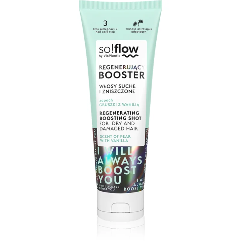 so!flow Dry and Damaged Hair Regenerating Boosting Shot регенериращ серум за суха и увредена коса - Грижа за коса - Сравни цени от 1 магазин с безплатна доставка