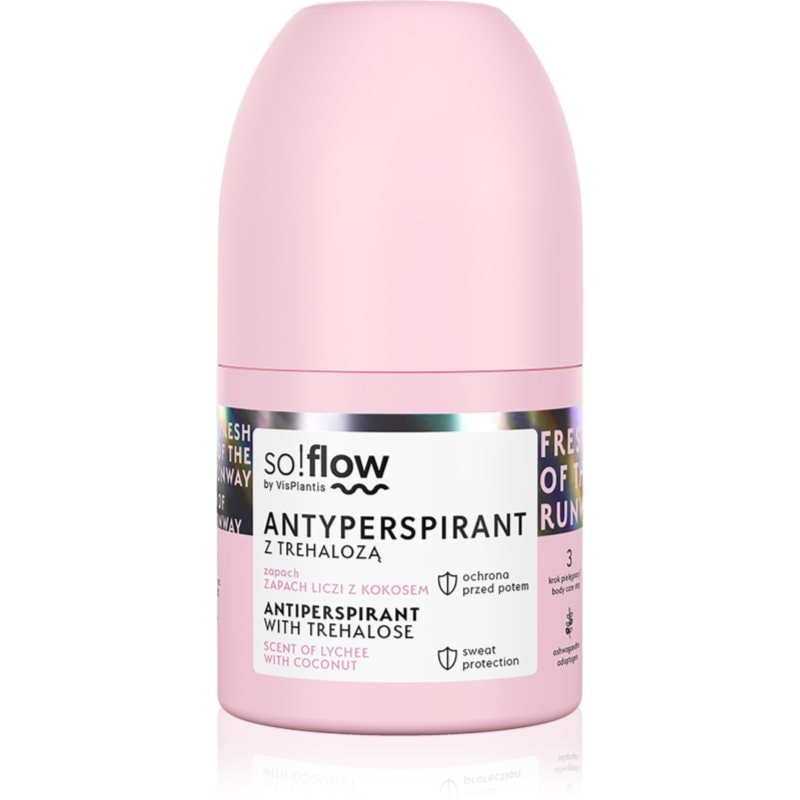 so!flow Antiperspirant рол- он против изпотяване за жени Scent of Lychee with Coconut - Грижа за тяло - Сравни цени от 1 магазин с безплатна доставка